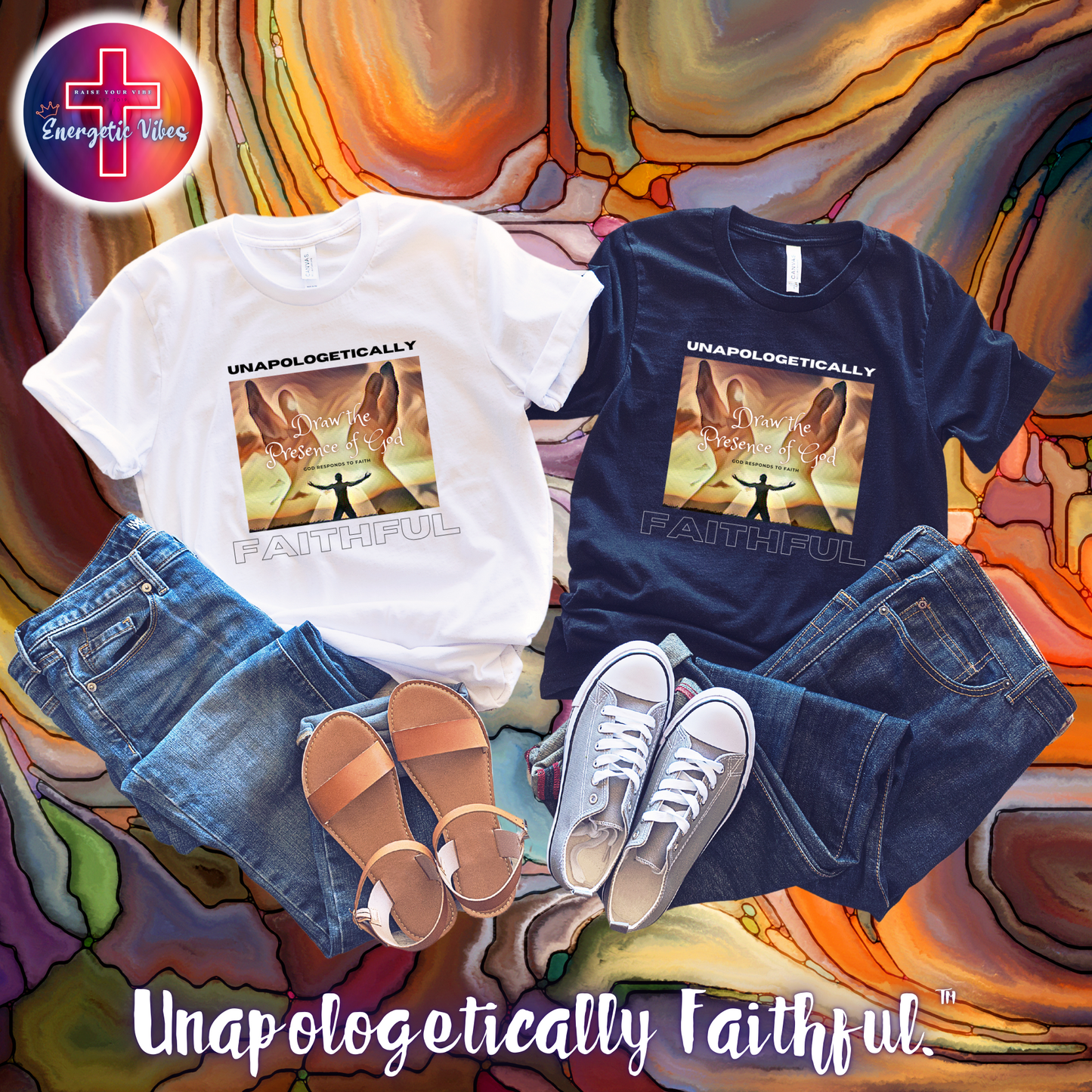 Draw the Presence of God ~ Golden Unisex Christian T-Shirt | Classic Style Modern Tee