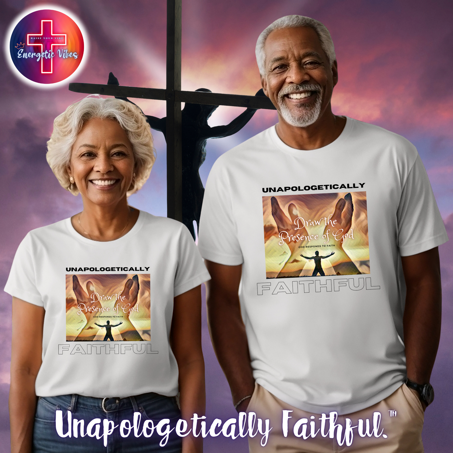 Draw the Presence of God ~ Golden Unisex Christian T-Shirt | Classic Style Modern Tee