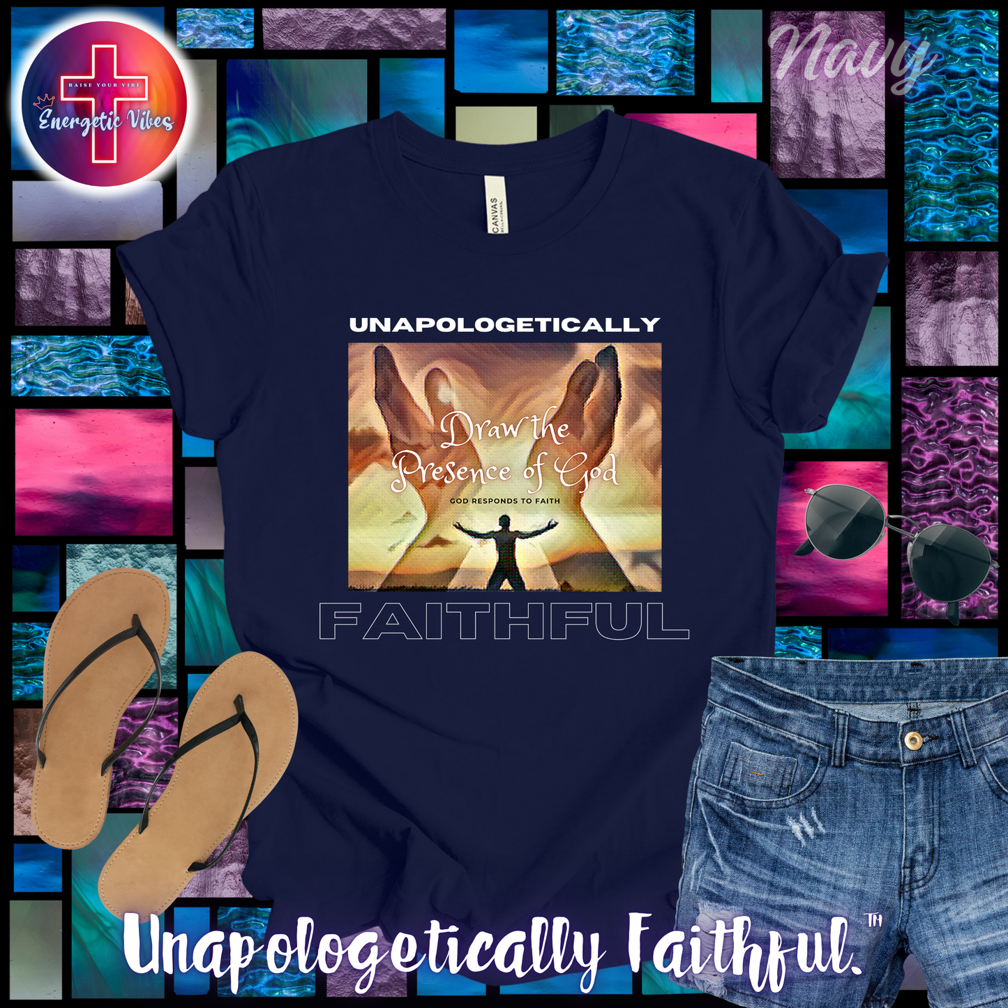 Draw the Presence of God ~ Golden Unisex Christian T-Shirt | Classic Style Modern Tee