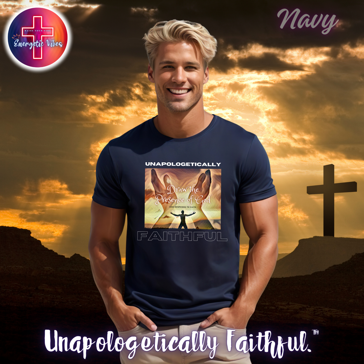 Draw the Presence of God ~ Golden Unisex Christian T-Shirt | Classic Style Modern Tee