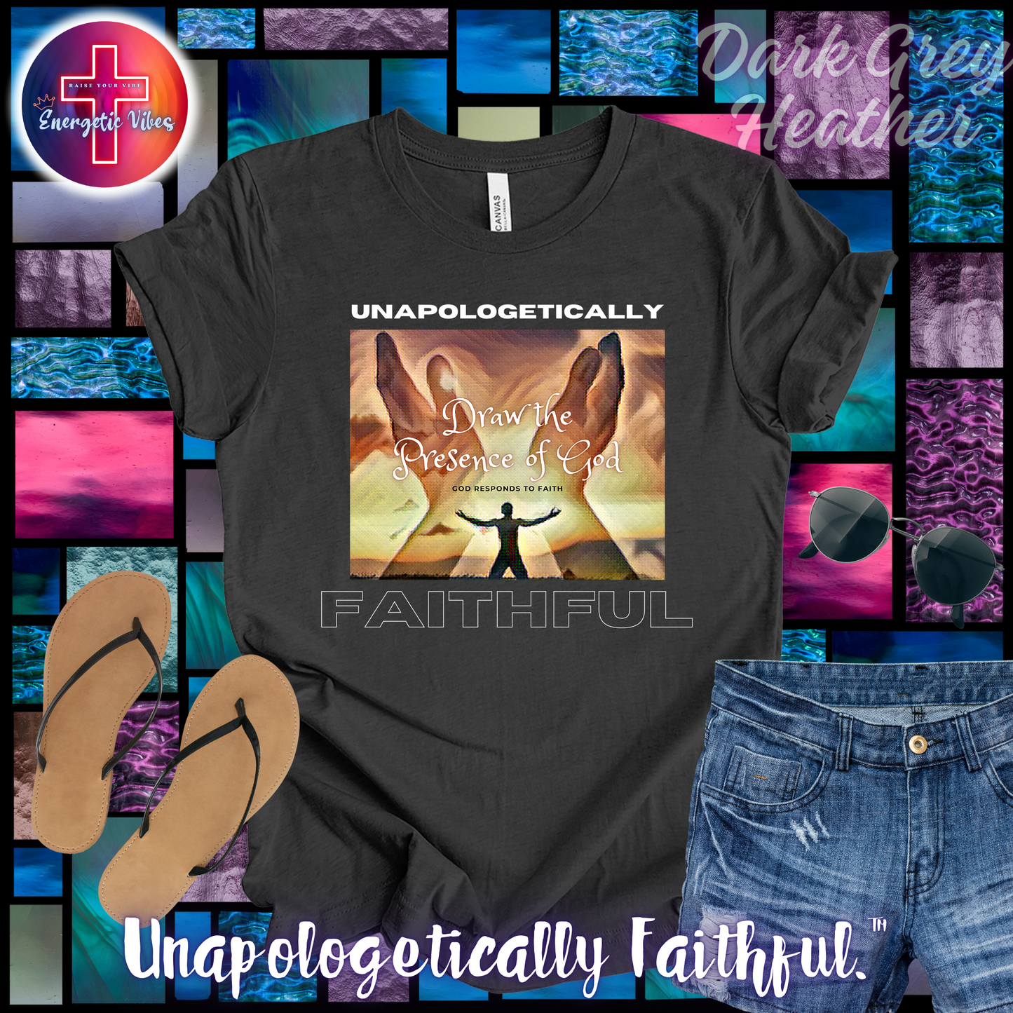 Draw the Presence of God ~ Golden Unisex Christian T-Shirt | Classic Style Modern Tee