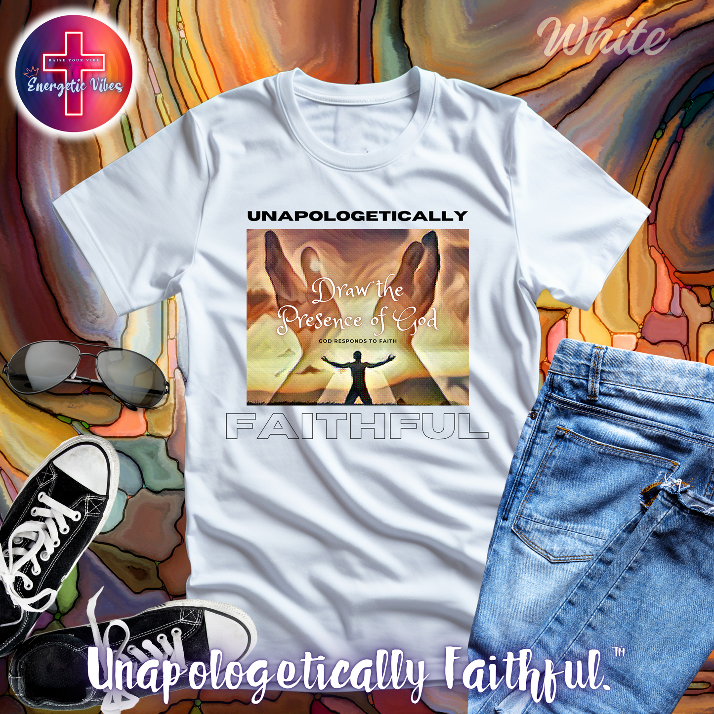 Draw the Presence of God ~ Golden Unisex Christian T-Shirt | Classic Style Modern Tee