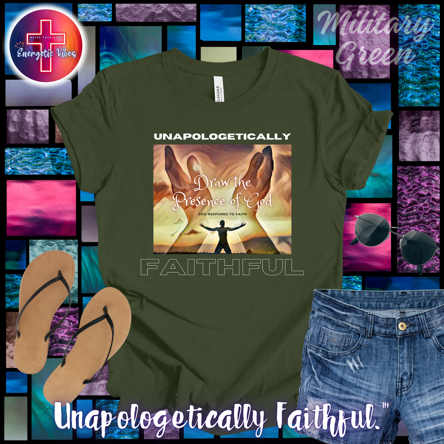 Draw the Presence of God ~ Golden Unisex Christian T-Shirt | Classic Style Modern Tee