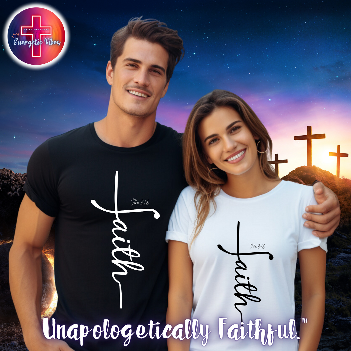 Faith ~ John 3:16 Unisex Christian T-Shirt | Classic Style Modern Tee