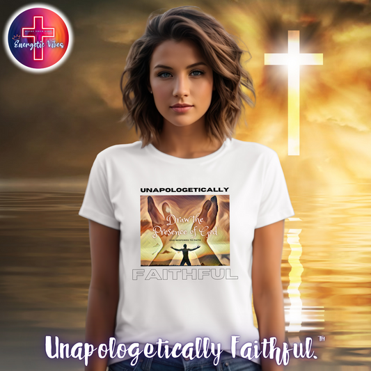 Draw the Presence of God ~ Golden Unisex Christian T-Shirt | Classic Style Modern Tee