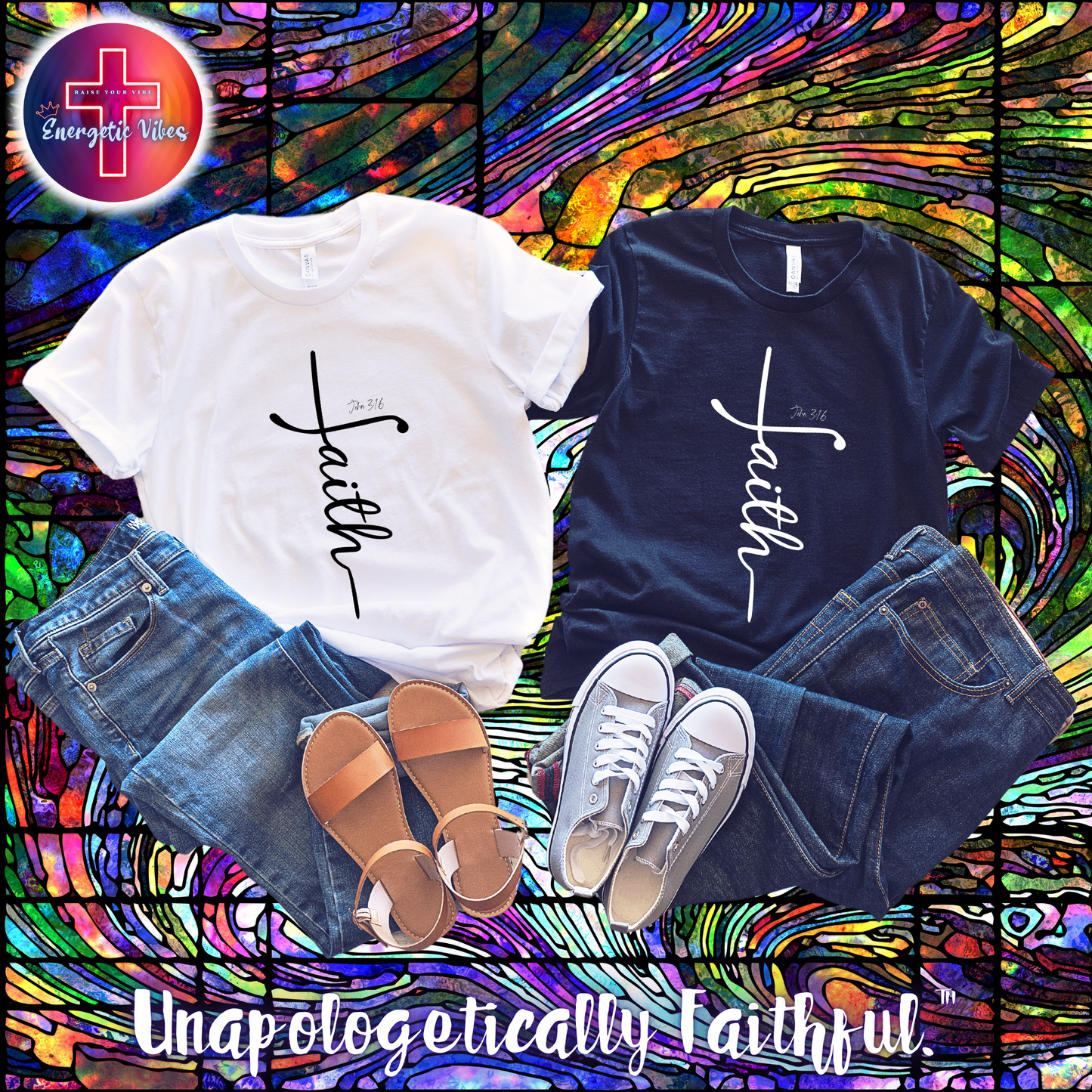 Faith ~ John 3:16 Unisex Christian T-Shirt | Classic Style Modern Tee