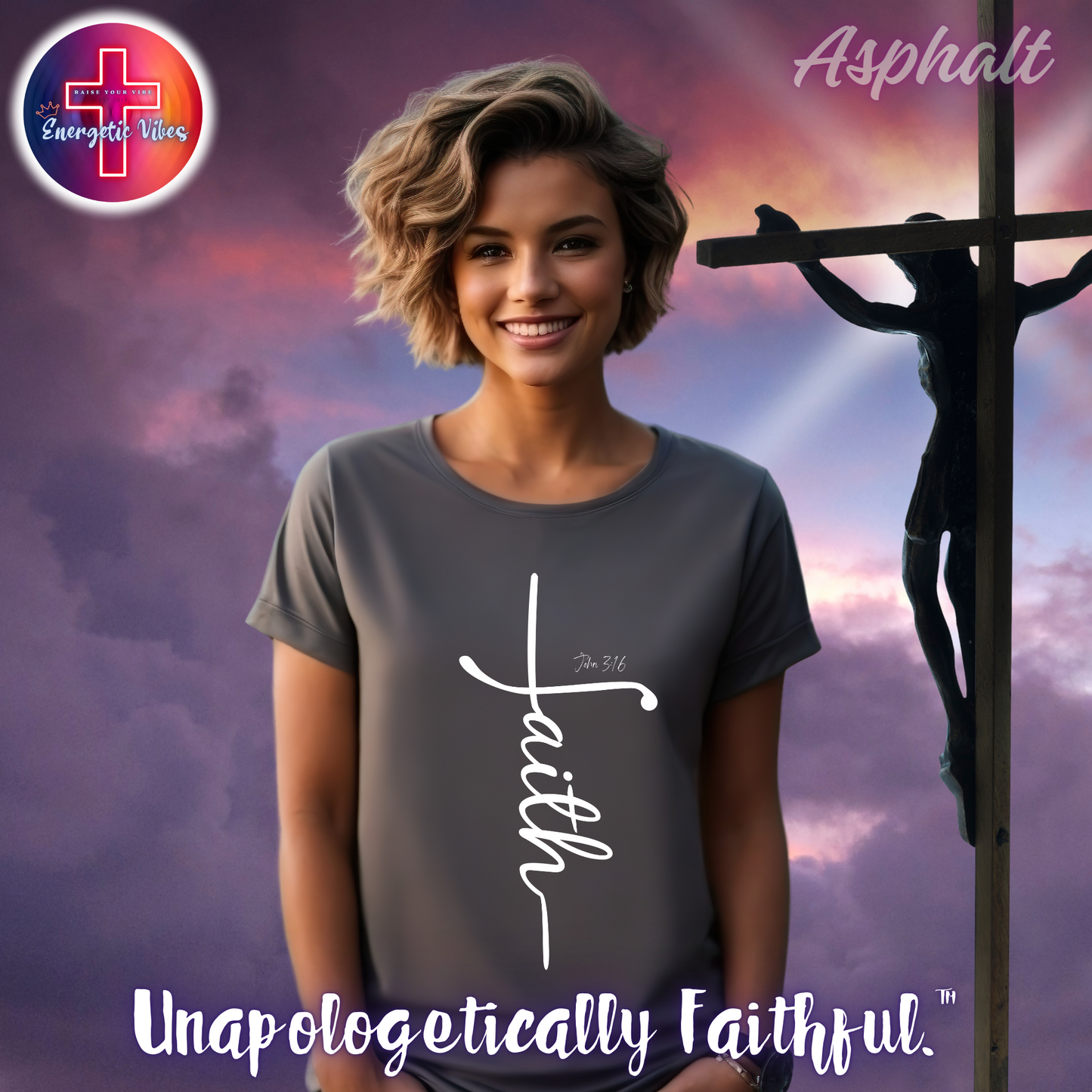 Faith ~ John 3:16 Unisex Christian T-Shirt | Classic Style Modern Tee