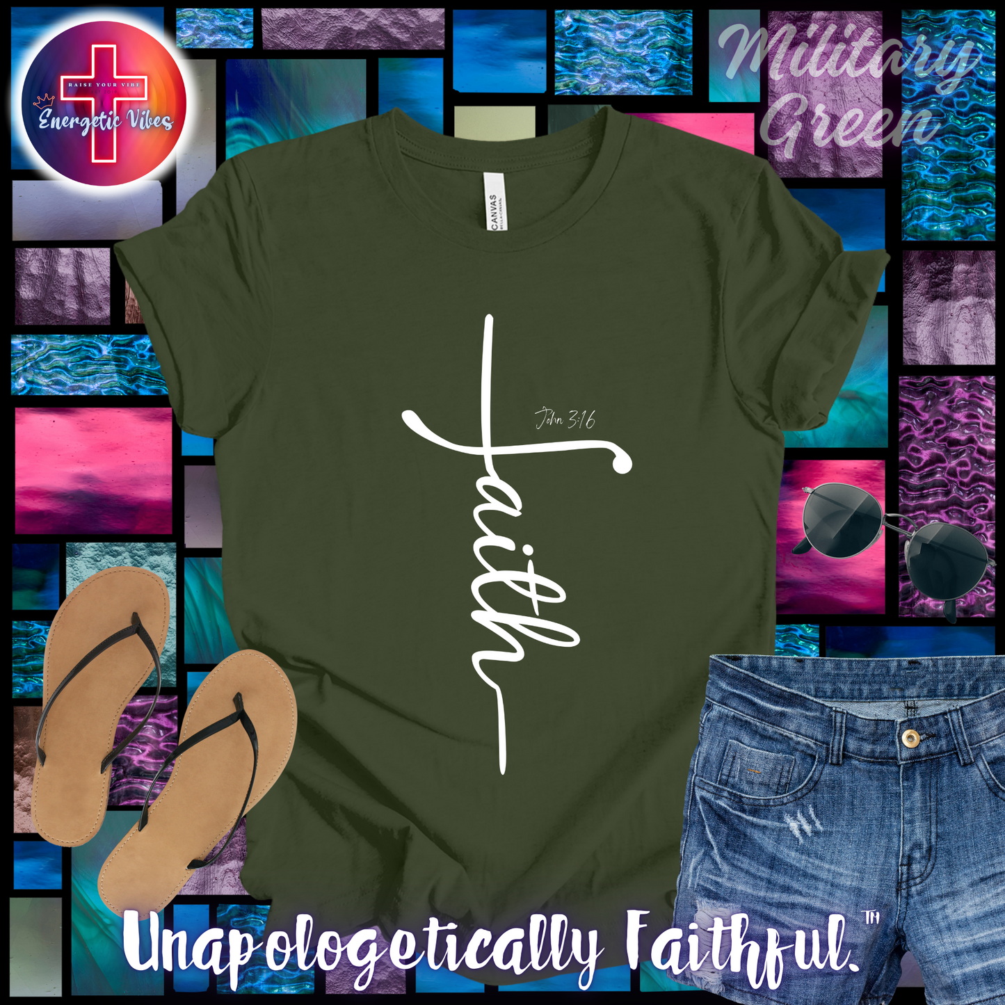 Faith ~ John 3:16 Unisex Christian T-Shirt | Classic Style Modern Tee