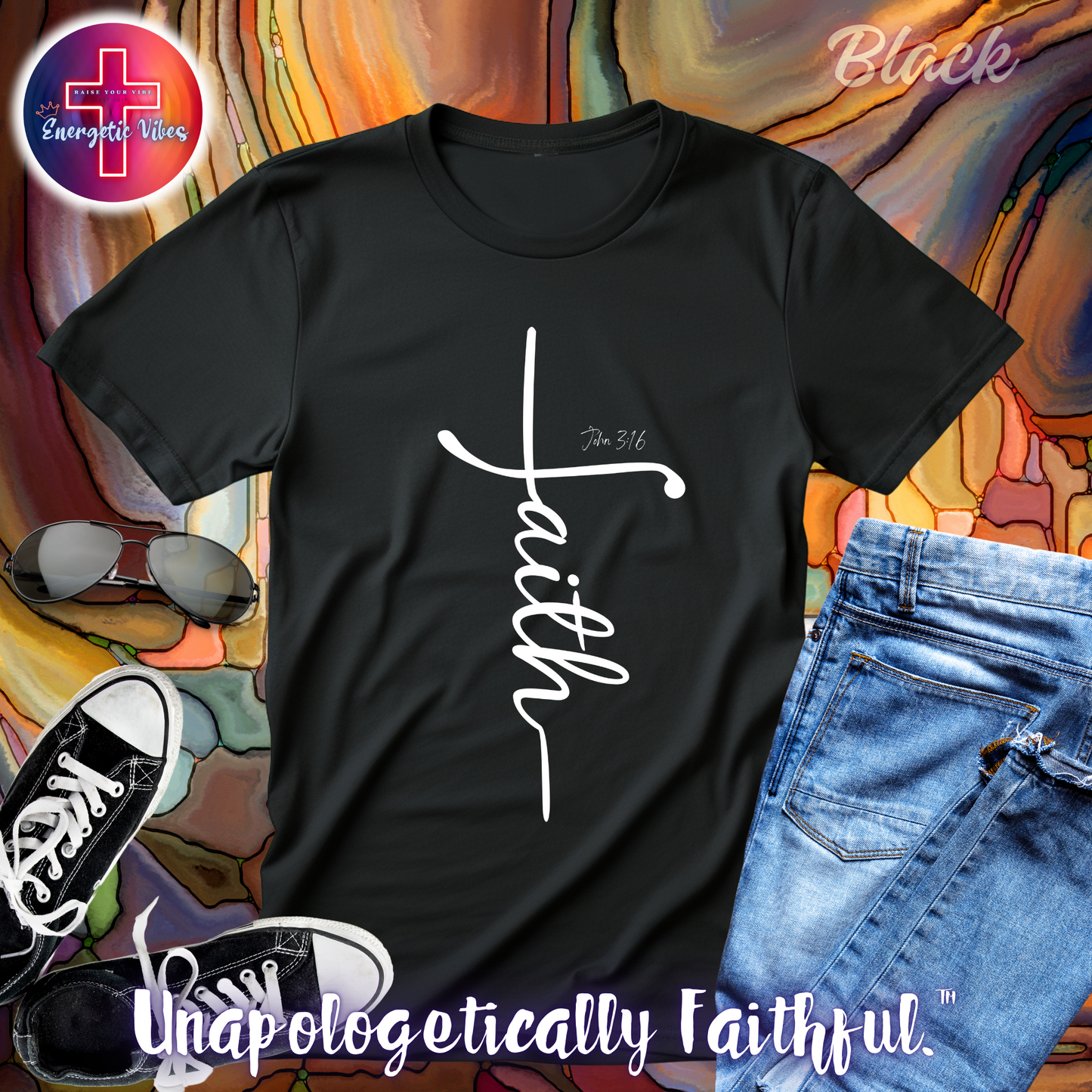 Faith ~ John 3:16 Unisex Christian T-Shirt | Classic Style Modern Tee