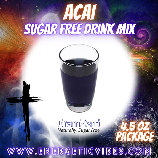 ACAI BERRY Sugar Free Beverage Mix 💜 Aspartame Free Drink Mixes To Flavor Loaded Teas 🥤 Water Flavoring Powder 💧